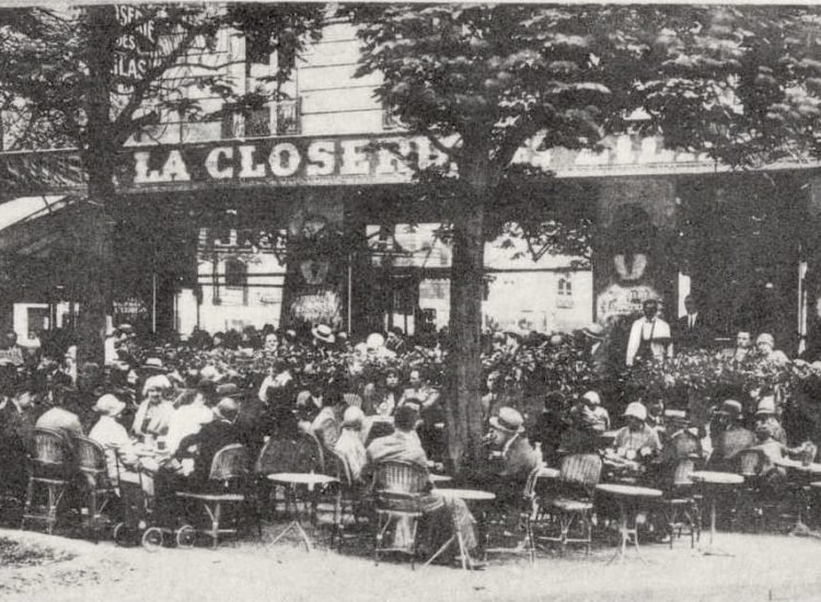 la closerie des lilas en 1909 - Delcampe CPA | Domaine public