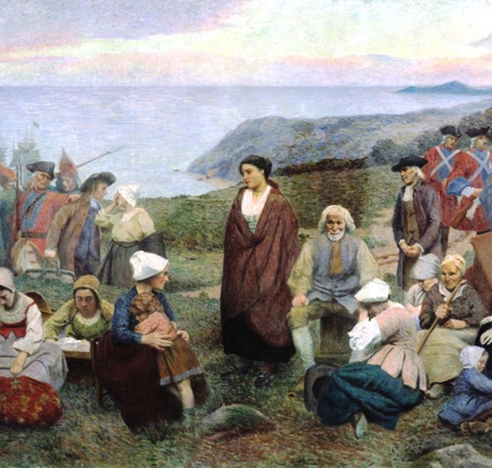 La Déportation des Acadiens - Henri Beau, 1900 | Domaine public