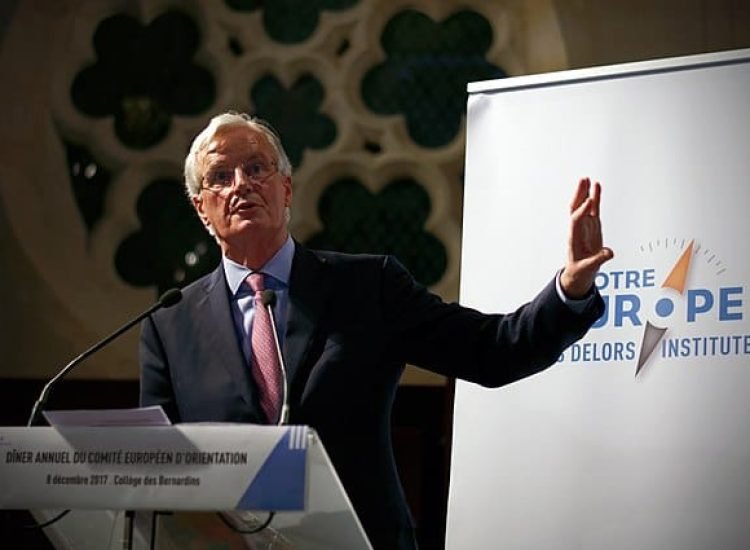 michel barnier au diner du comité européen d'orientation de l'institut jacques delors paris 8 décembre 2017