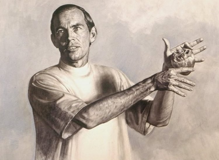 Portrait du Dr Christiaan Barnard, tempura sur toile de 1960 - Benito Prieto Coussent | Creative Commons BY-SA 3.0 ES
