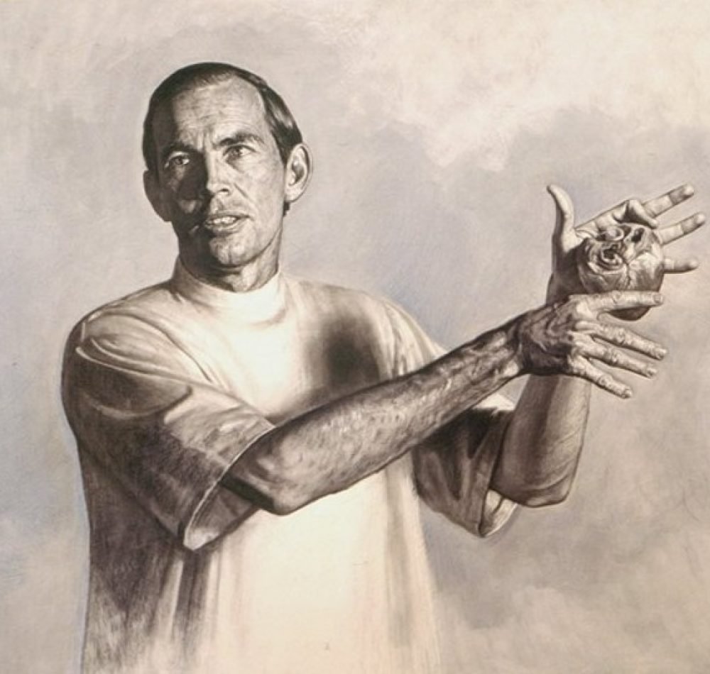 Portrait du Dr Christiaan Barnard, tempura sur toile de 1960 - Benito Prieto Coussent | Creative Commons BY-SA 3.0 ES