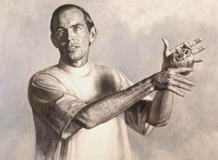Portrait du Dr Christiaan Barnard, tempura sur toile de 1960 - Benito Prieto Coussent | Creative Commons BY-SA 3.0 ES