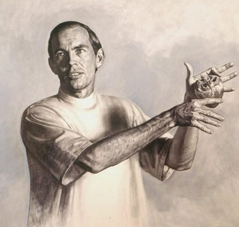 Portrait du Dr Christiaan Barnard, tempura sur toile de 1960 - Benito Prieto Coussent | Creative Commons BY-SA 3.0 ES