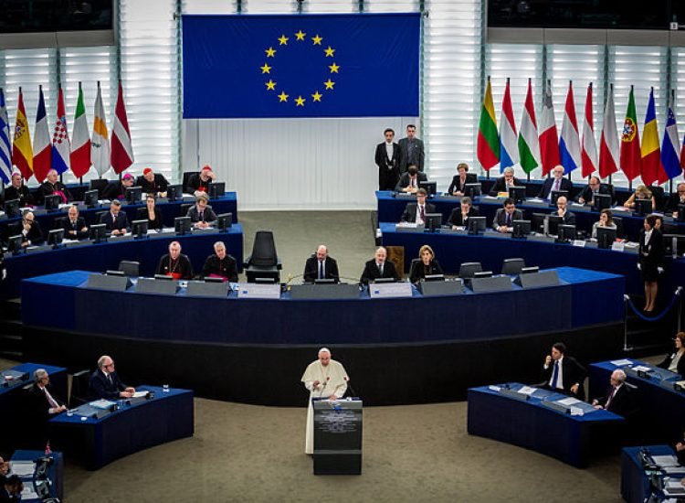 Visite du pape François au Parlement européen le 25 novembre 2014 - Claude TRUONG-NGOC | Creative Commons Attribution-Share Alike 3.0