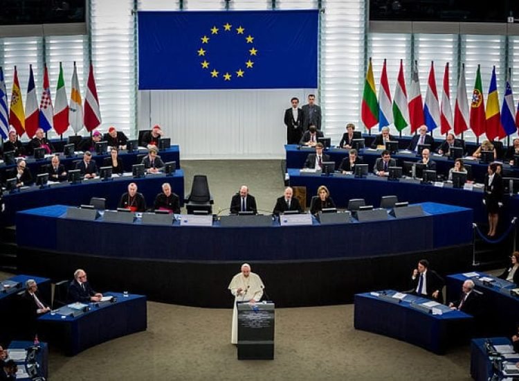 Visite du pape François au Parlement européen le 25 novembre 2014 - Claude TRUONG-NGOC | Creative Commons Attribution-Share Alike 3.0
